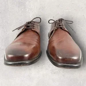 BROLETTO Brown Italian Leather MrDavid Derby Oxfords Dress Men’s Shoes Broletto | Shoes | Broletto Brown Italian Leather Mrdavid  main image 2